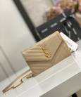 Клатч Saint Laurent Monogram Envelope Chain Wallet Biege